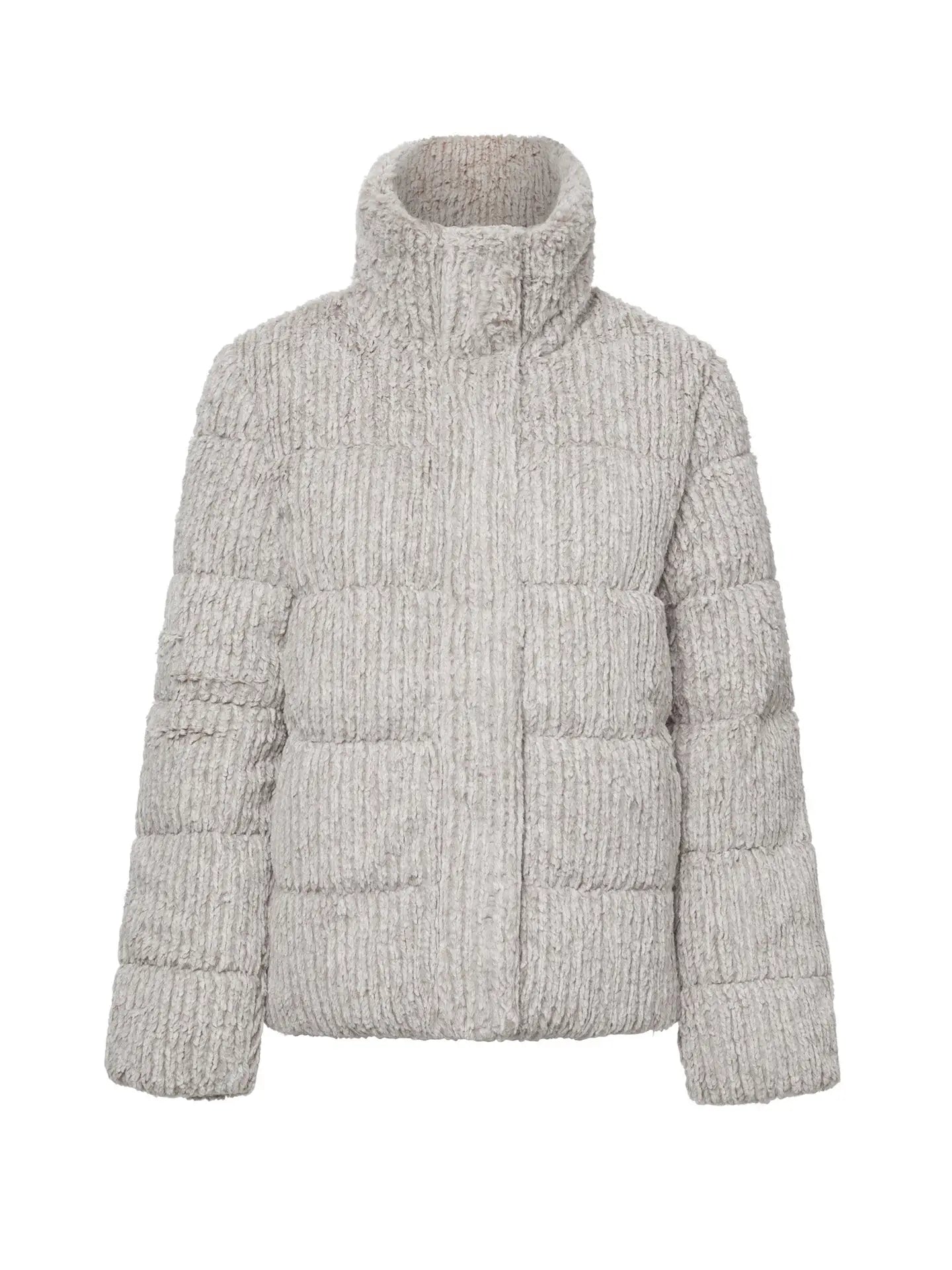 Wool puffer coat hotsell