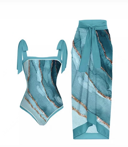 Sienna Swimsuit Sarong Set