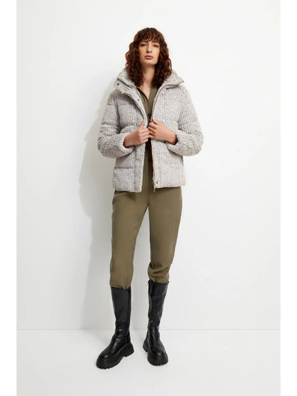 Close Knit Puffer Jacket