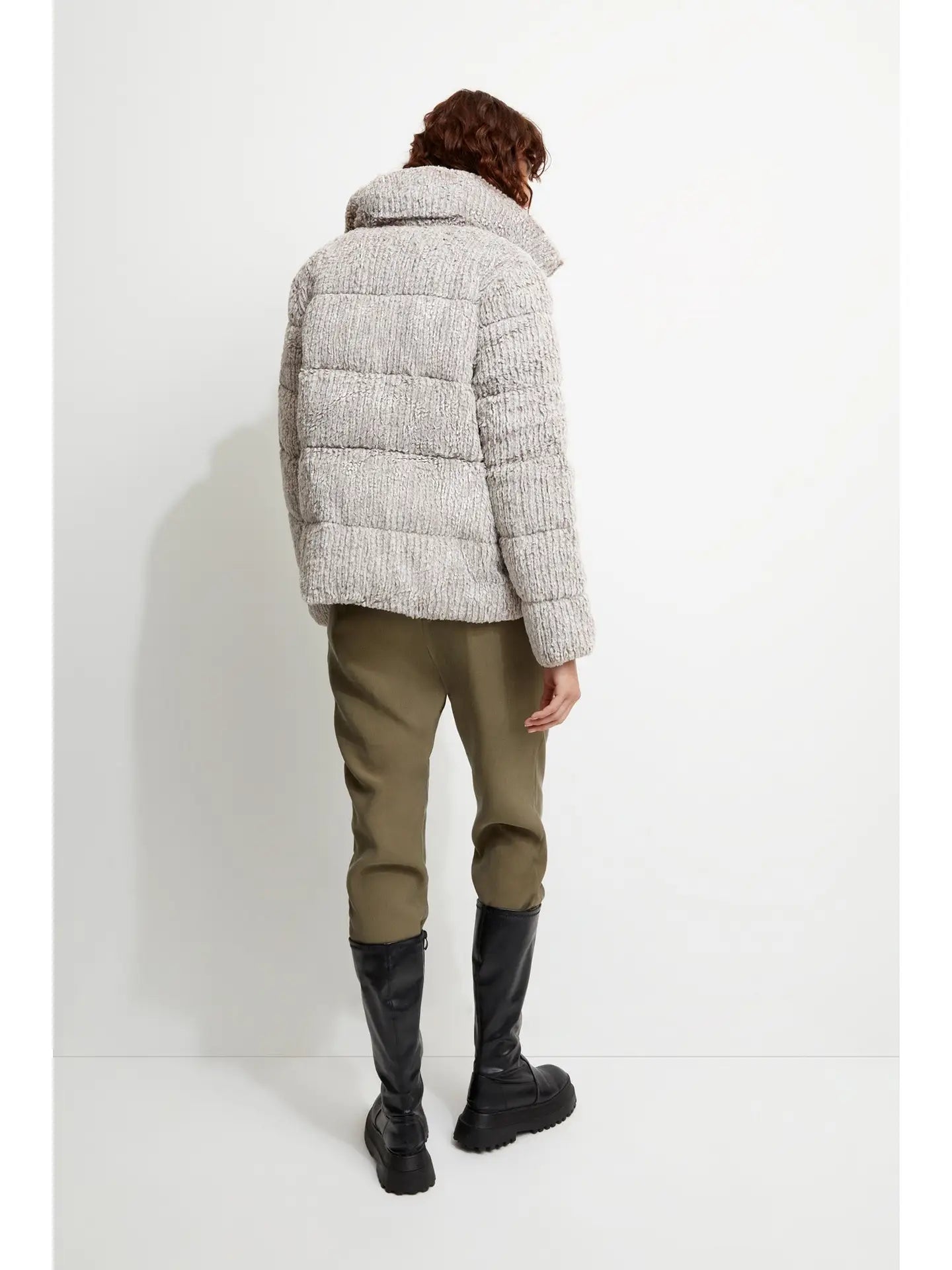 Close Knit Puffer Jacket