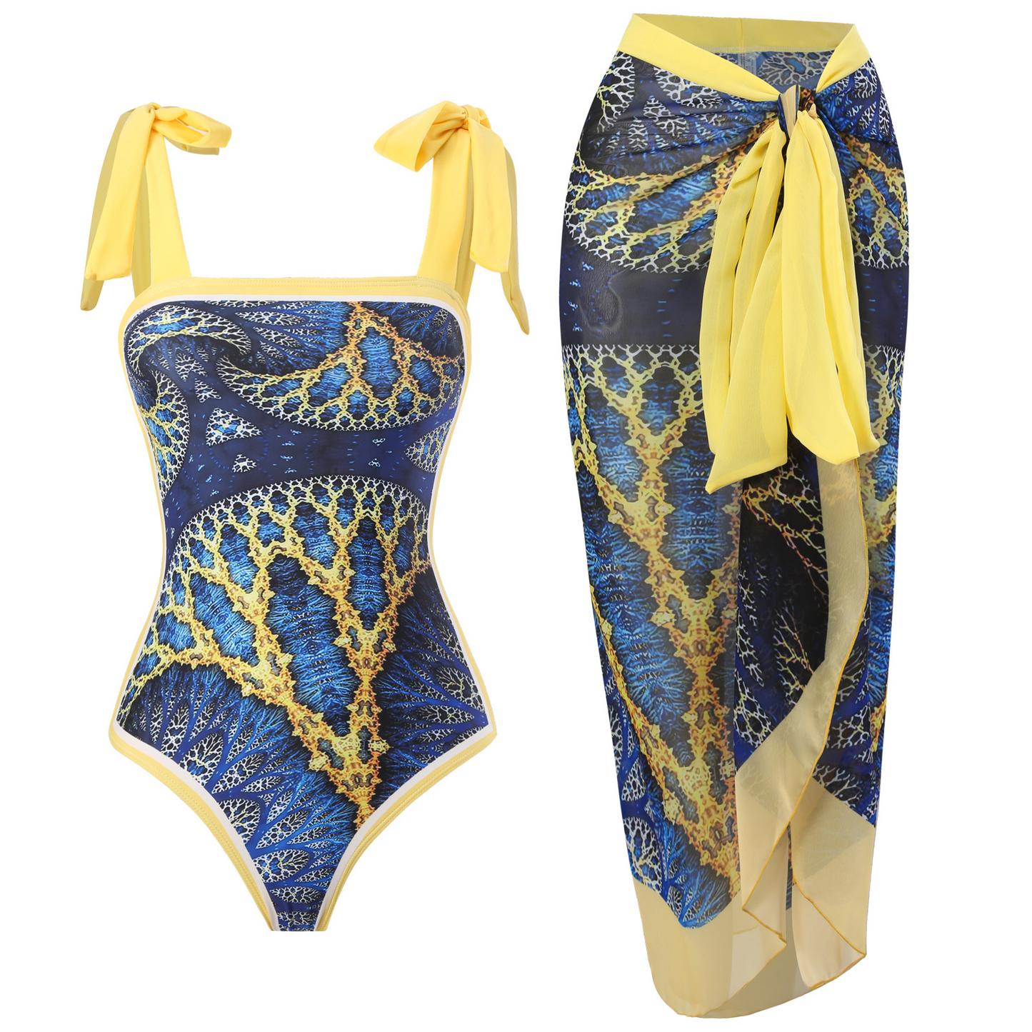 Sienna Swimsuit Sarong Set