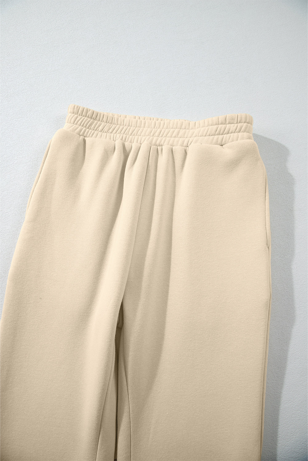 Parchment Plain Hoodie and High Waist Two Piece Pants Set