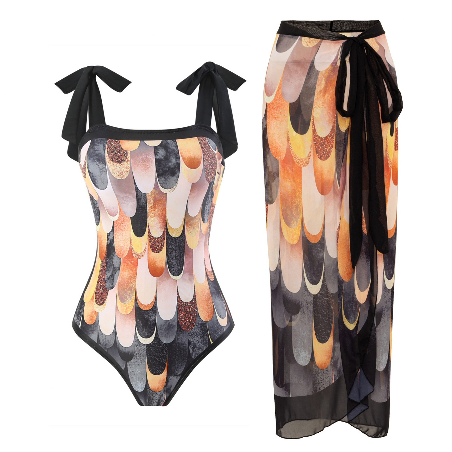 Sienna Swimsuit Sarong Set