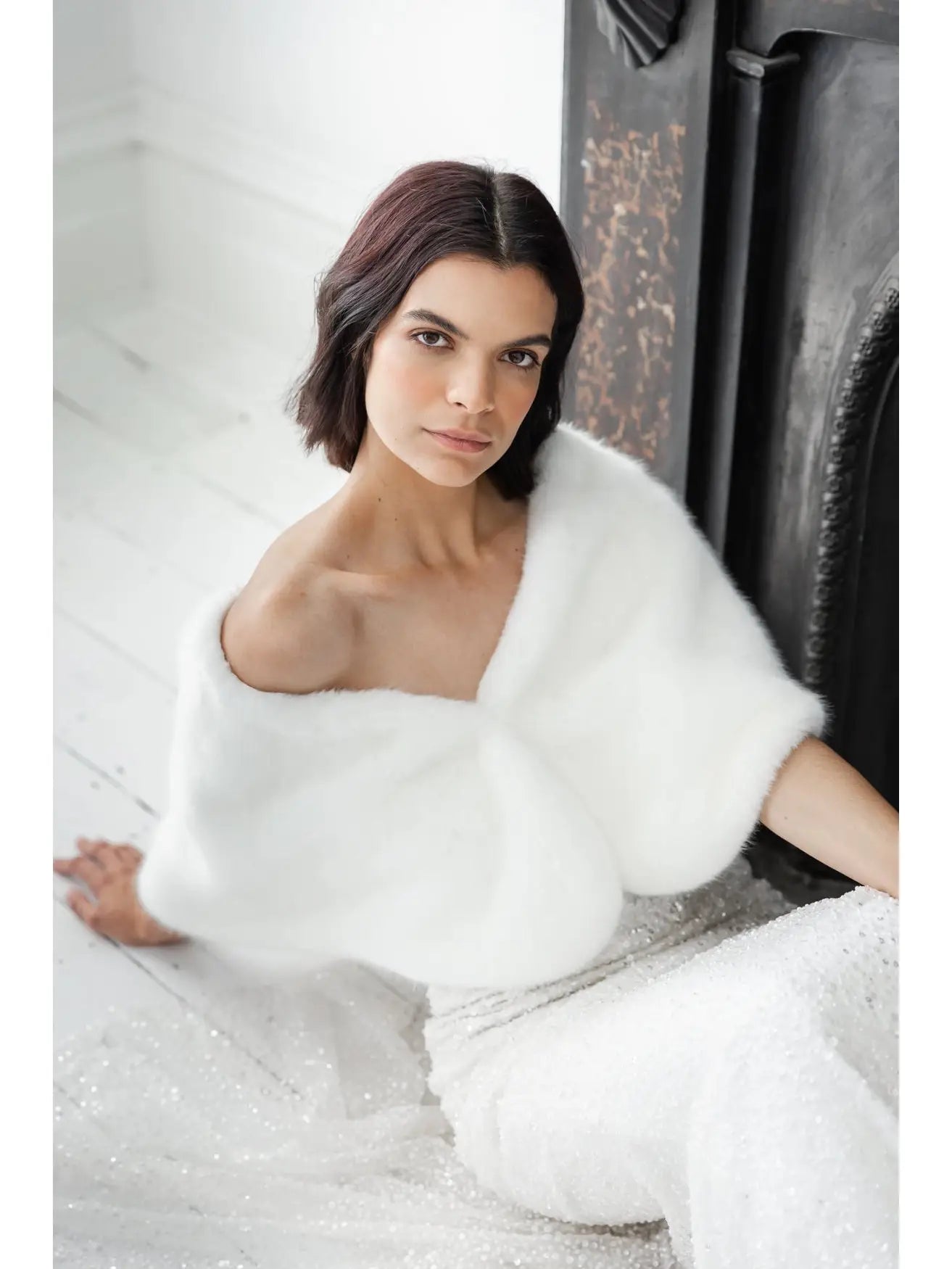 Yasmine Wrap in Blanc