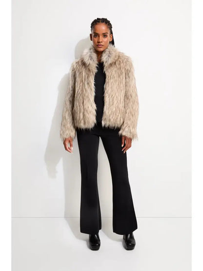 Fur Delish Jacket in Natural