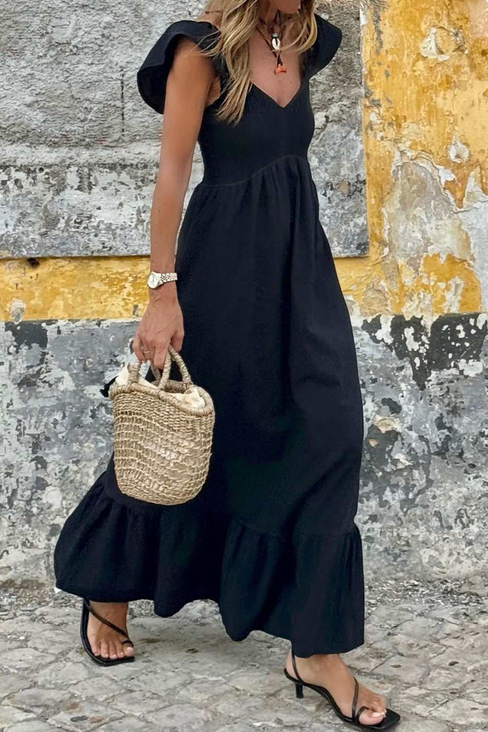 Summer Diaries Ruffle Maxi Dress